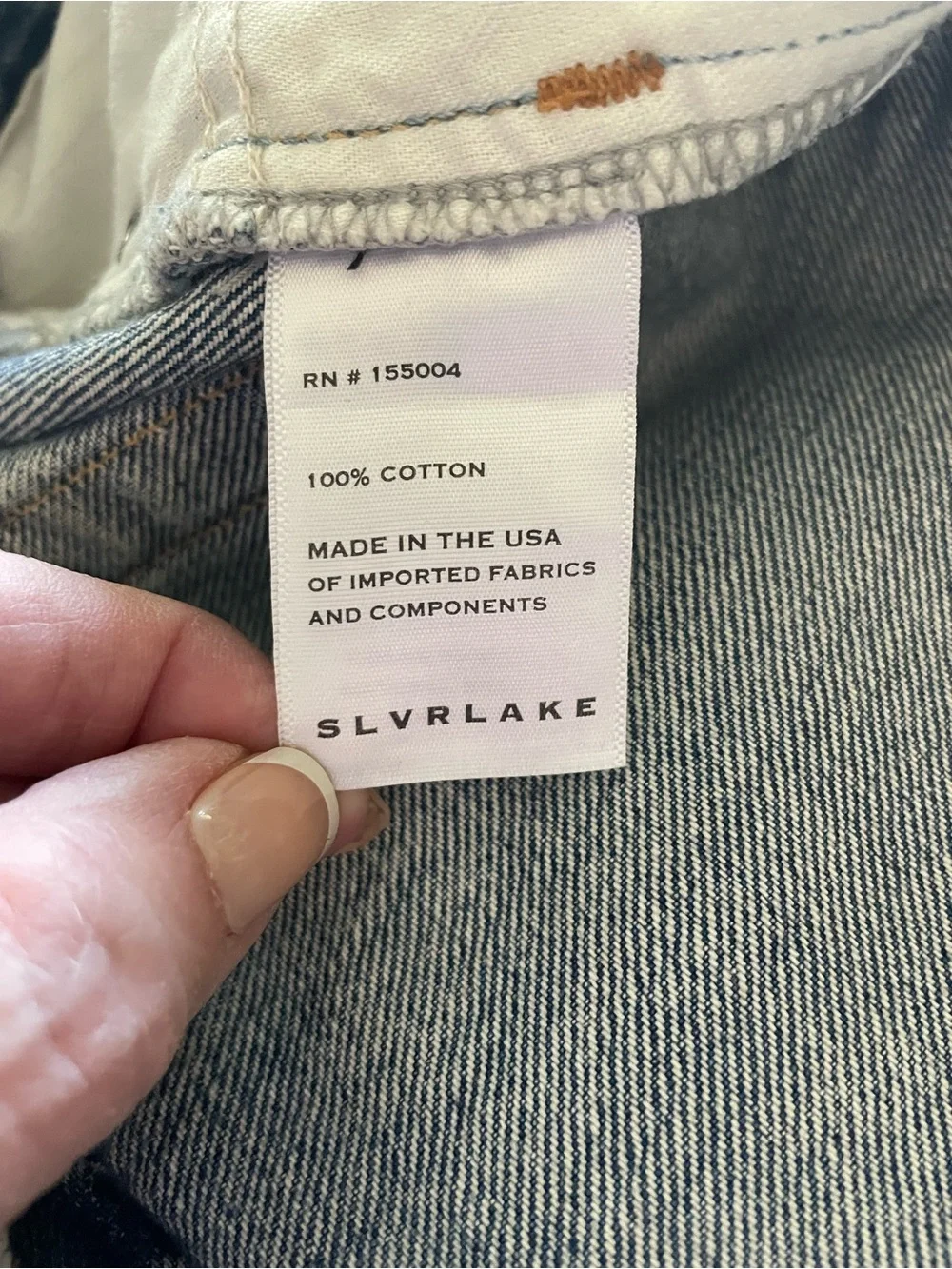 SLVRLAKE Grace Wide Leg Jeans in Last Goodbye Size 31 Raw Hem Denim